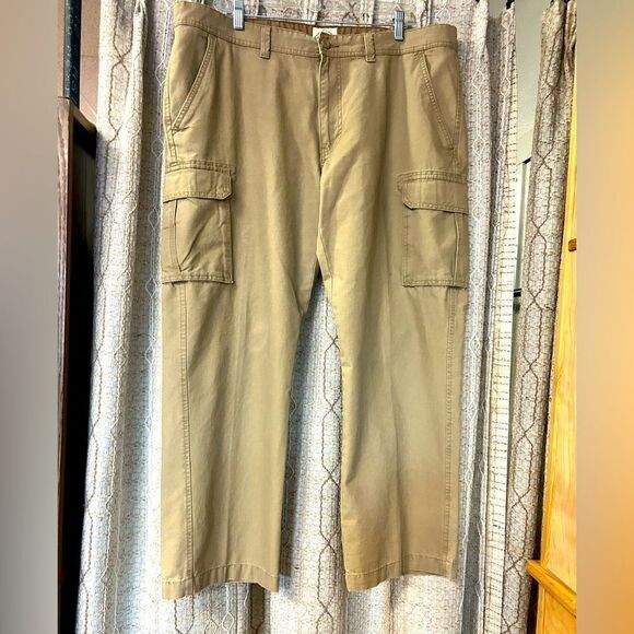 St John Bay Men's 40 X 30 tan pants - Picture 1 of 6
